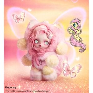 POPMART SKULLPANDA my Little Pony (FLUTTERSHY)